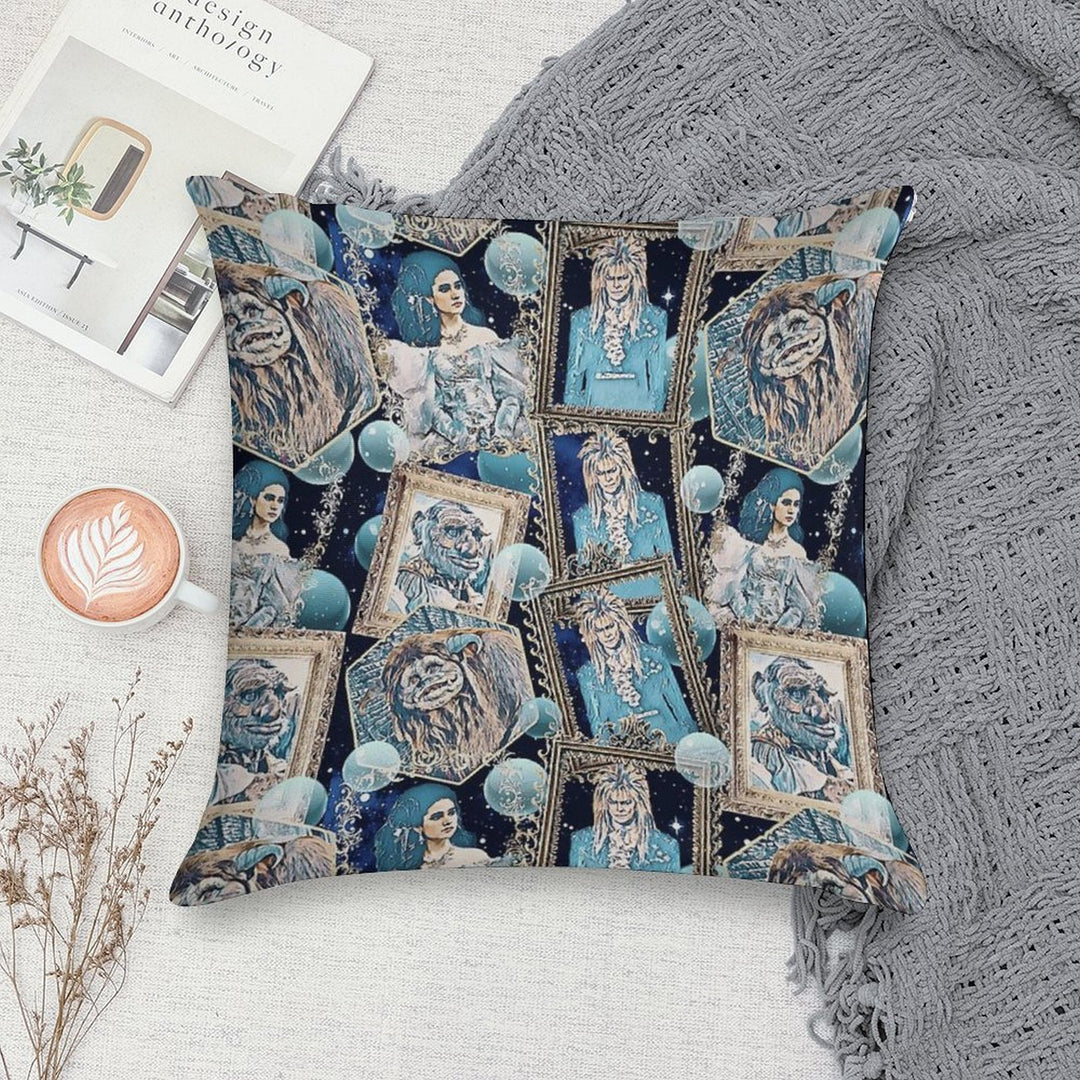 Labyrinth Soft Reinforced Edging Throw Pillow