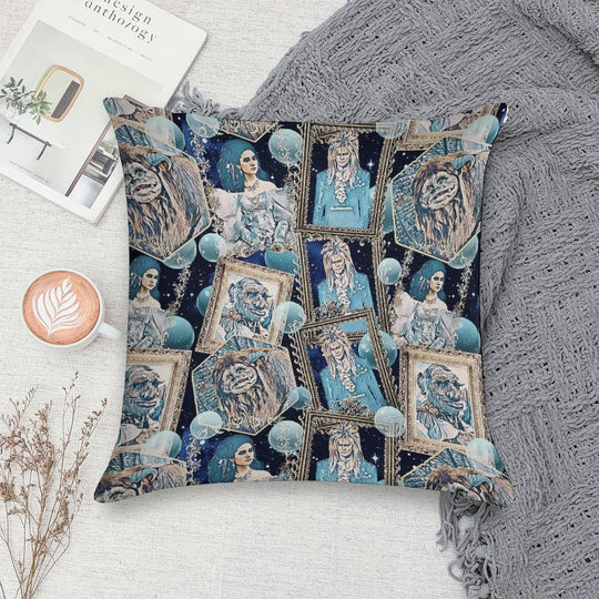 Labyrinth Soft Reinforced Edging Throw Pillow