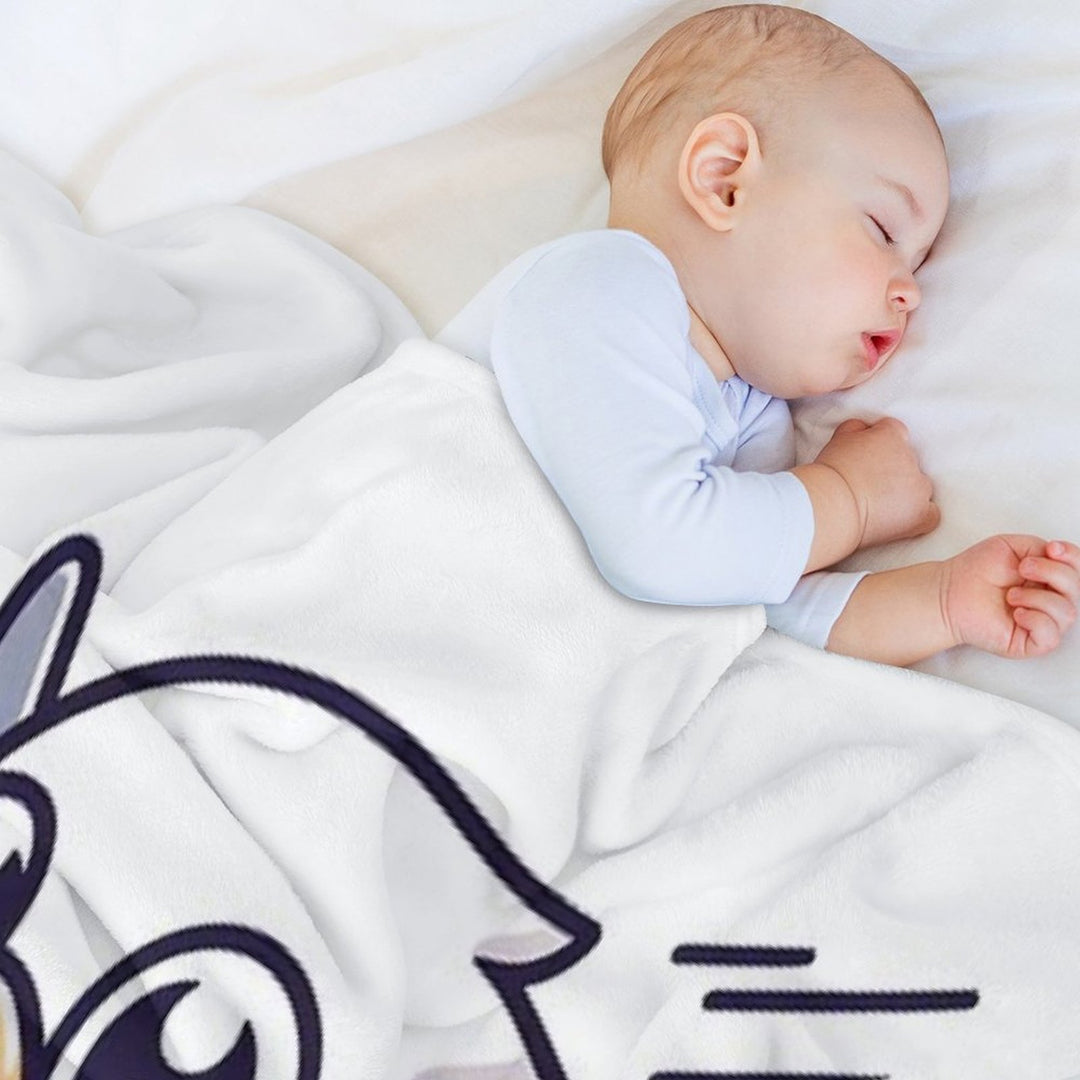 Kawaii Eagle A Steering Wheel Travel-friendly Throw Blanket