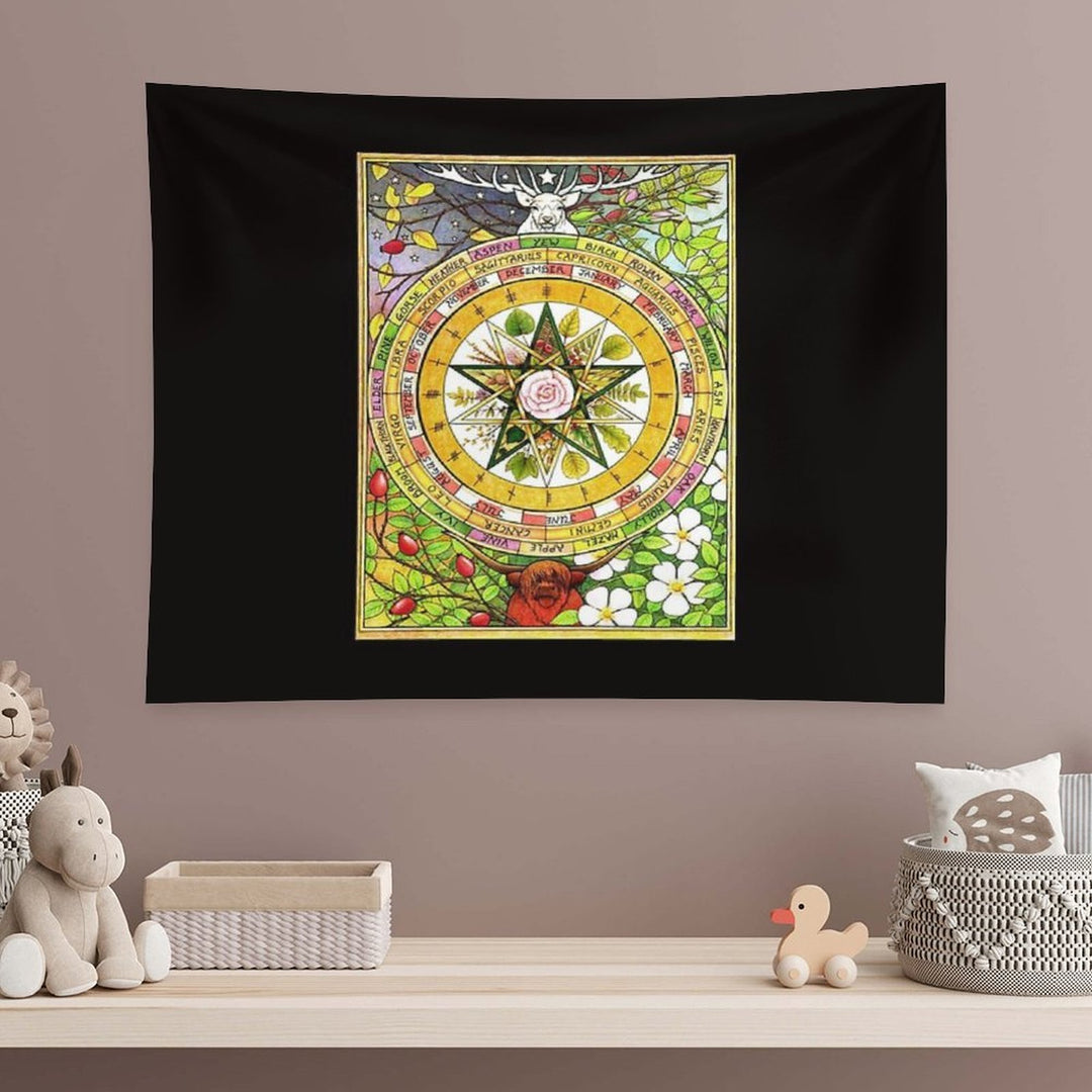 The Ogham Grove (full Colour) Tapestry