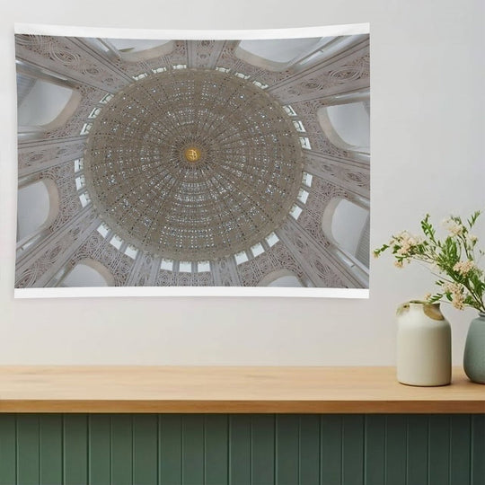 Baha'i Temple Dome Ceiling Tapestry