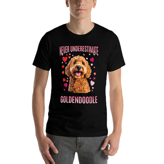 Goldendoodle Dog Breed Never Underestimate A Woman with A  Affordable Price T-Shirt
