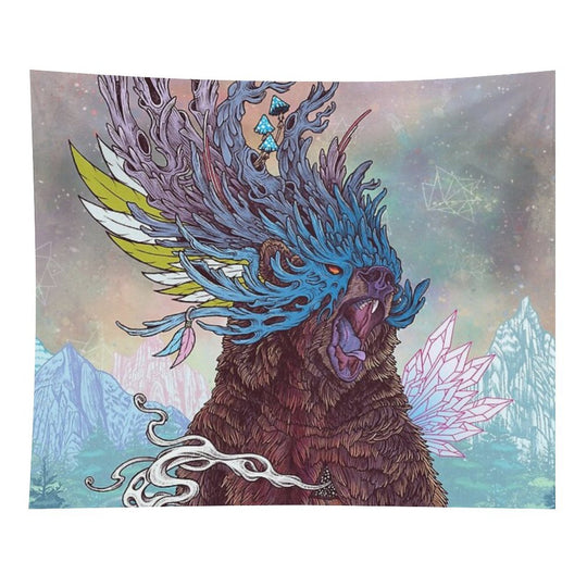Journeying Spirit (Bear) Tapestry