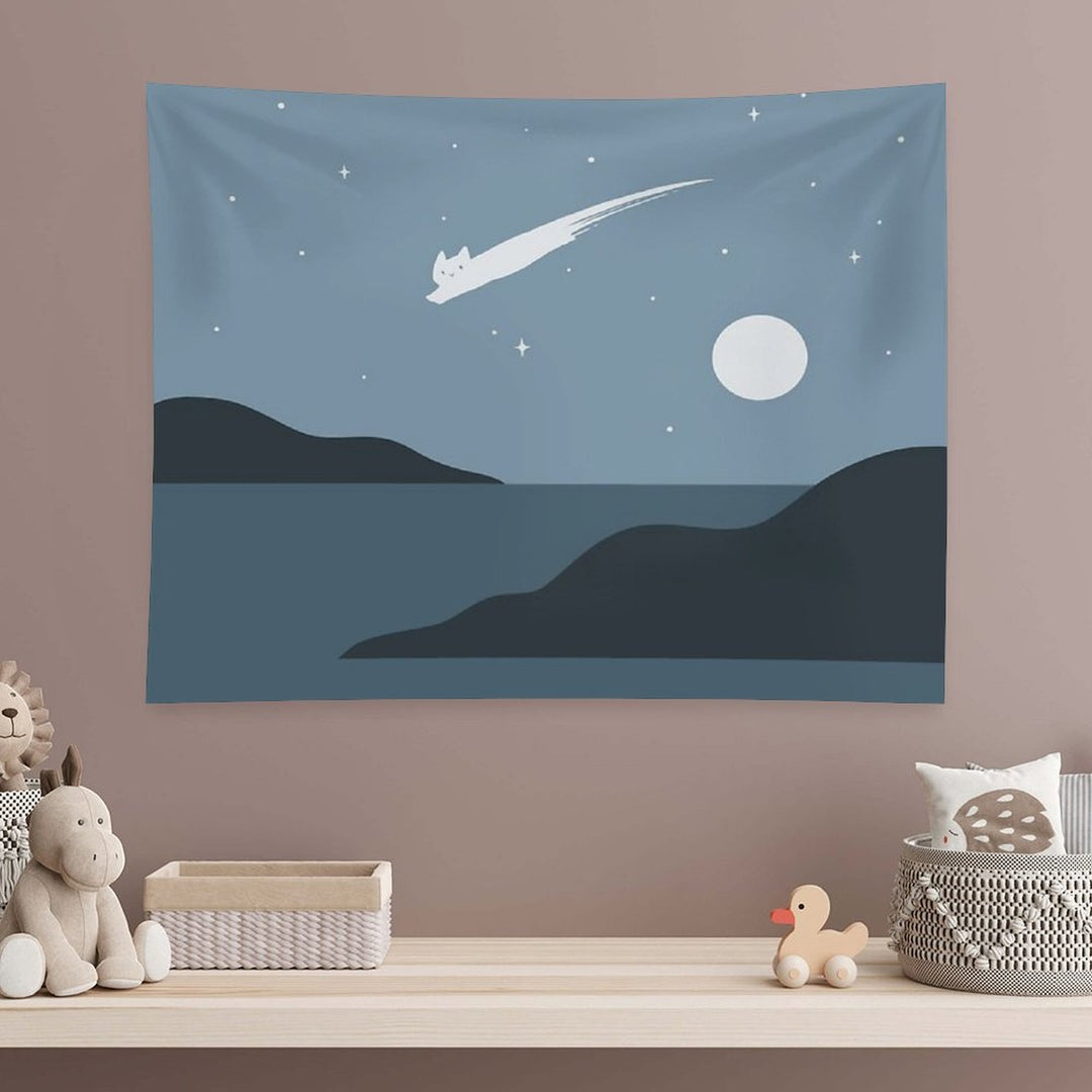 Cat Landscape 43 Tapestry