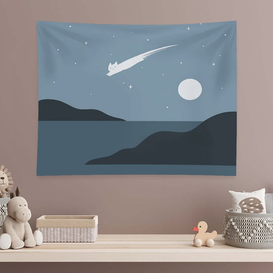 Cat Landscape 43 Tapestry