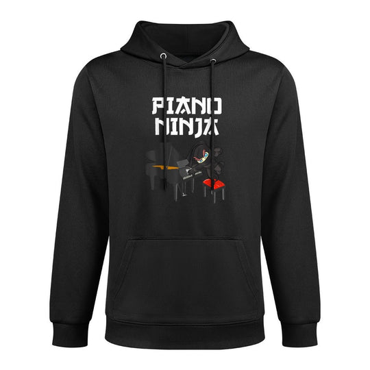 Funny Piano Novelty For Men Women Kids Music Piano Player Adjustable Hood Hoodie