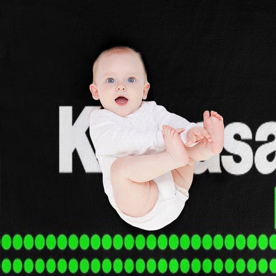 KAWASAKI Team Wrinkle-free Throw Blanket