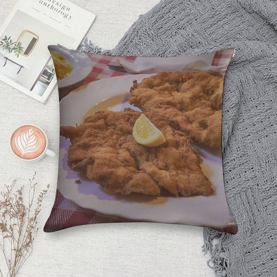 Wiener Schnitzel Vom Schwein Soft Multiple Sizes Throw Pillow