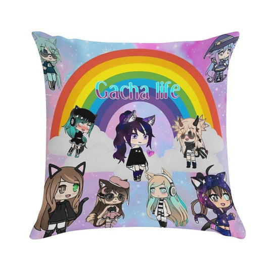 Gacha Life  Anime Pack Soft Warmth Comfort Throw Pillow