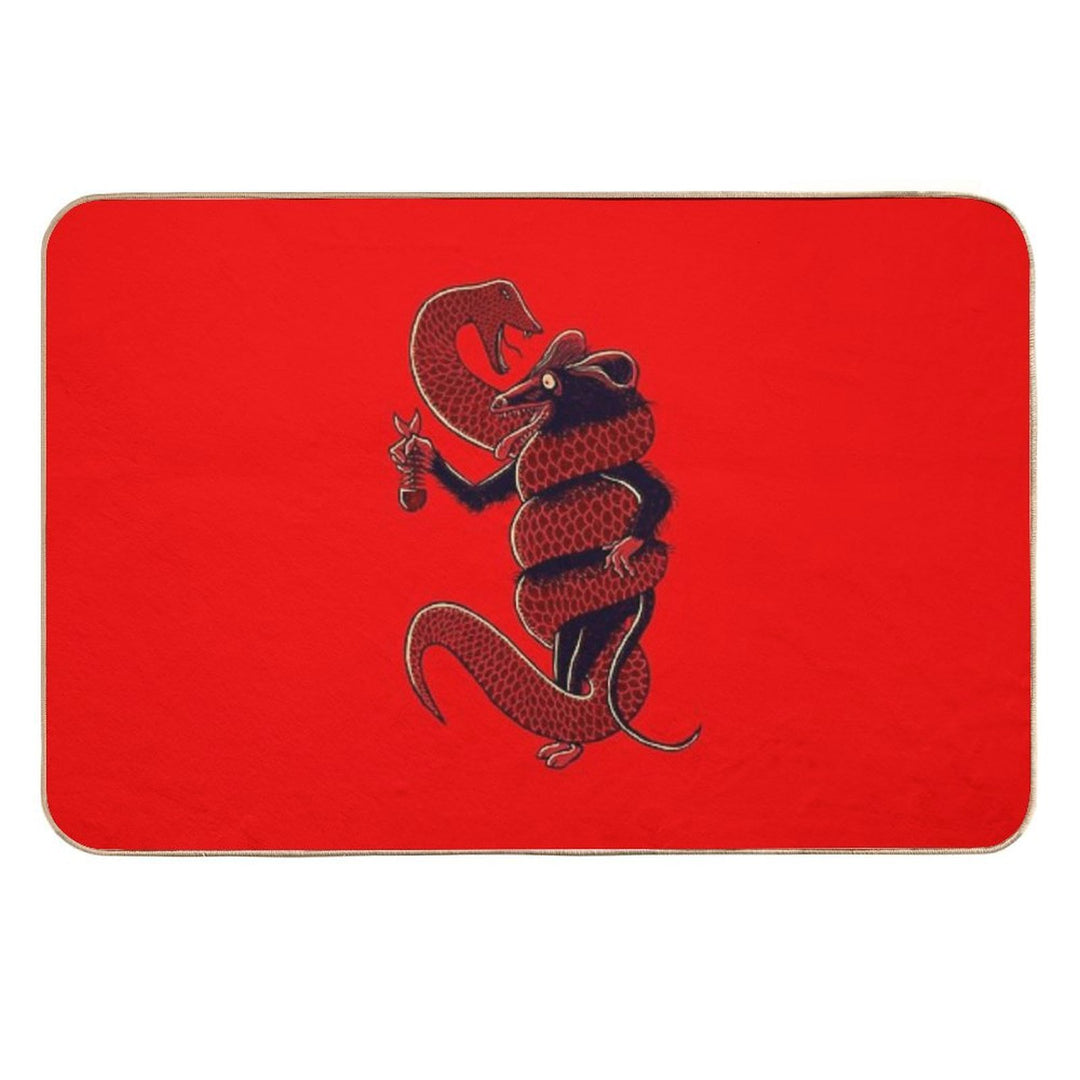 Breakfast  Pet-Safe Bath Mat