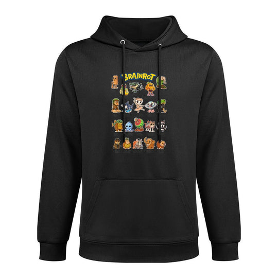 Italian Brainrot Meme Characters About Absurd Humor Machine Washable Hoodie