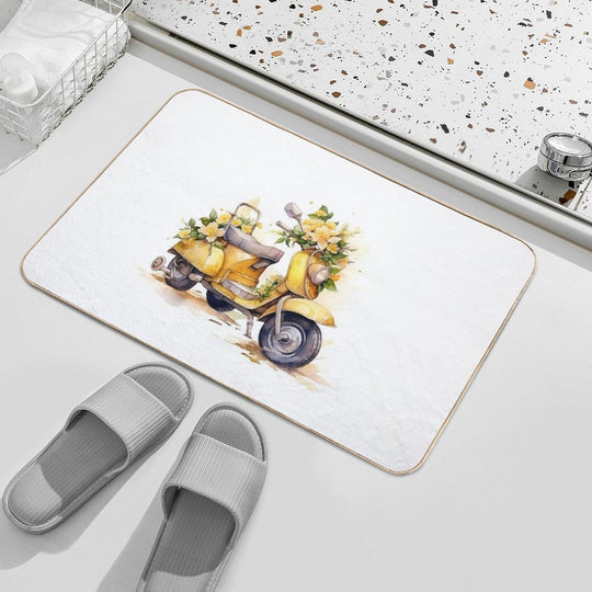 Floural Locomotion III  Versatile Bath Mat