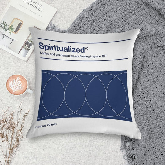 Spiritualized - Ladies And Gentlemen We Are Floating in Space Soft Short Plush Fabric Throw Pillow