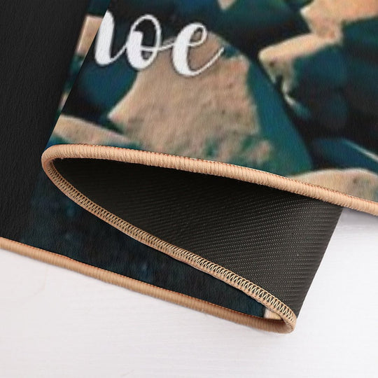 Nature's Palette Blue Elegance at Lake Tahoe's Shoreline  Long-Lasting Bath Mat