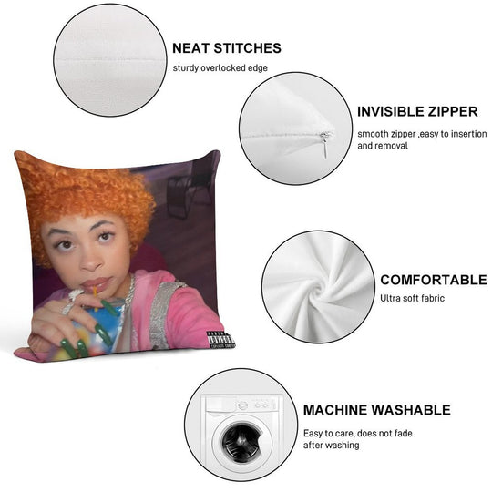 In Ha Mood Soft Durable Construction Throw Pillow