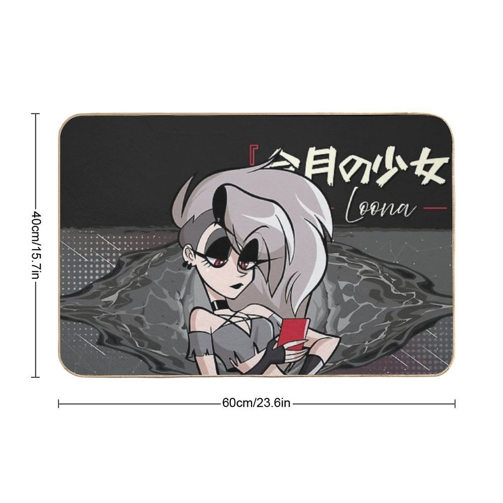 Loona Human Skyness  Helluva Boss  Versatile Bath Mat