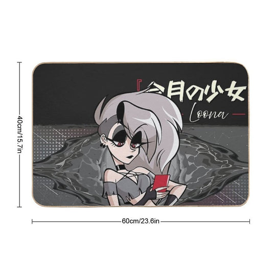 Loona Human Skyness  Helluva Boss  Versatile Bath Mat