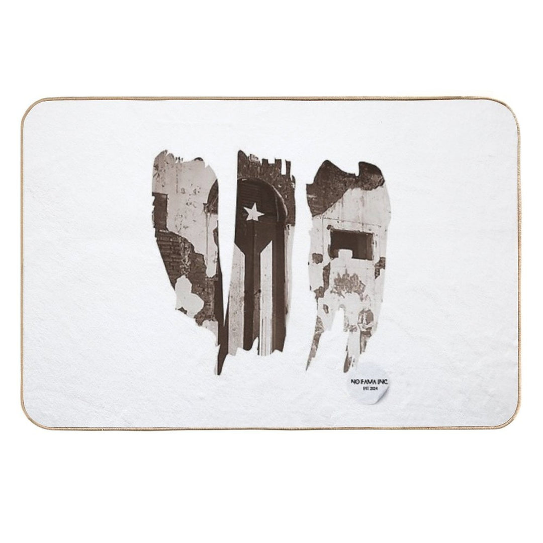 Travel The World Puerto Rico  Anti-Trip Bath Mat