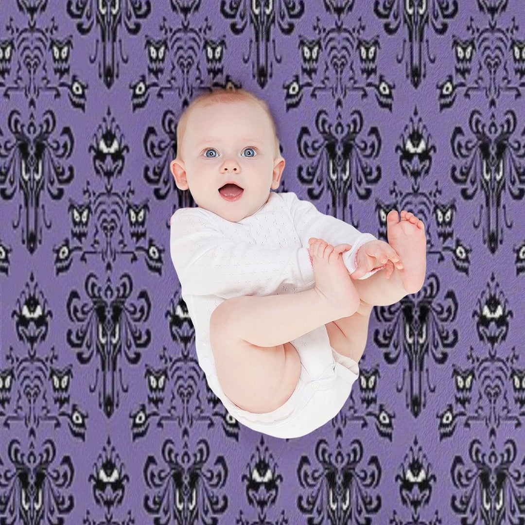 Haunted Wallpaper Versatility Throw Blanket