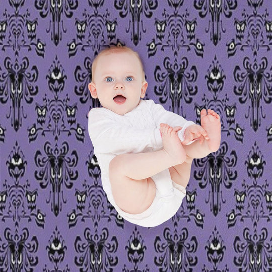 Haunted Wallpaper Versatility Throw Blanket