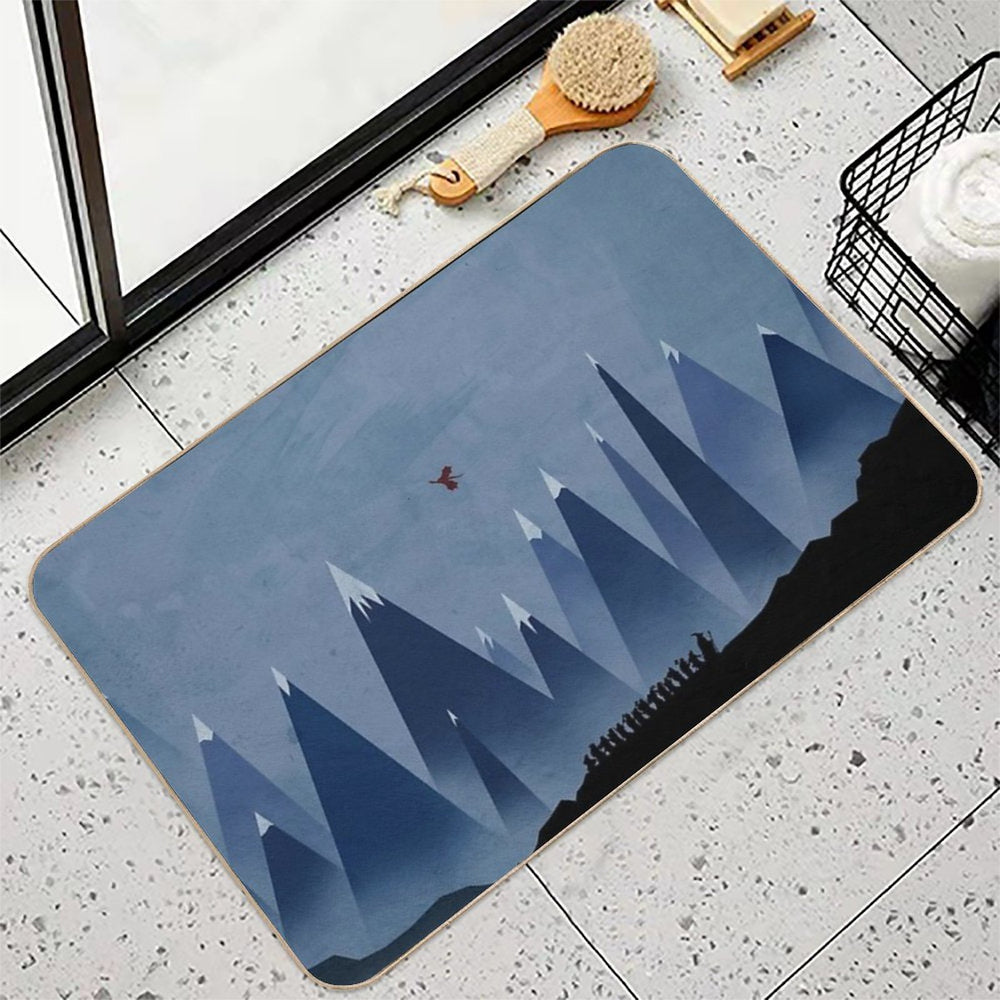 Snow Mountain  Eco-Friendly Bath Mat