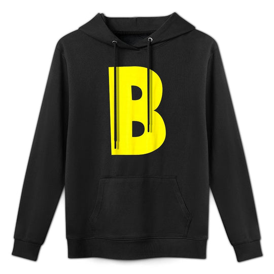 B Letter Chipmunk Group Matching Funny Halloween Letter B Durable Construction Hoodie