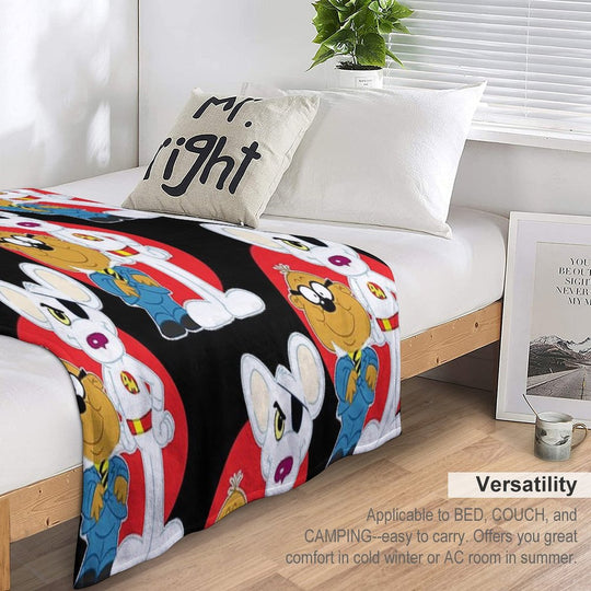 Danger Mouse Eco-conscious Throw Blanket