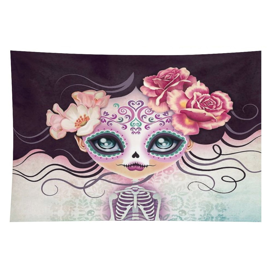 Camila Huesitos - Sugar Skull Tapestry