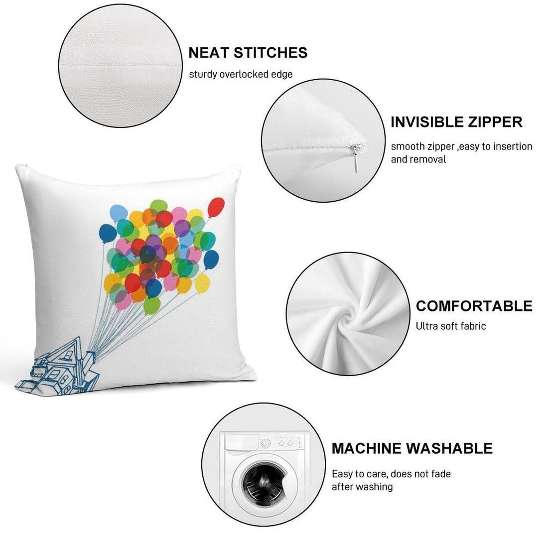 Up There - Up Soft Ultra-Soft Texture Throw Pillow