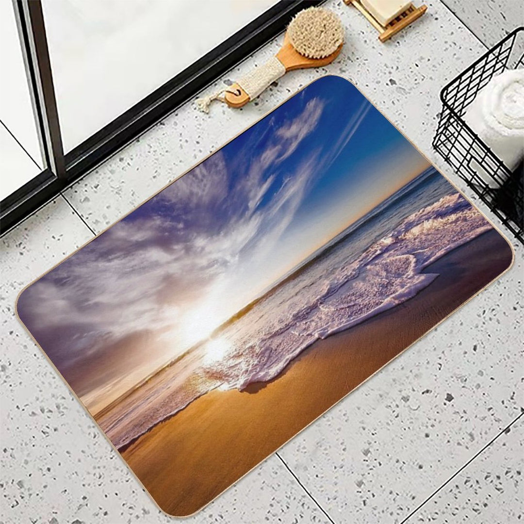 Ocean  High-Traffic Bath Mat