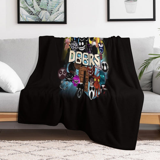 Doors All The Entities New Doors Game Update Comfort Throw Blanket