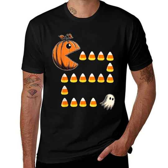 Funny Halloween Pumpkin Candy Corn Trick Or Treat  Soft T-Shirt