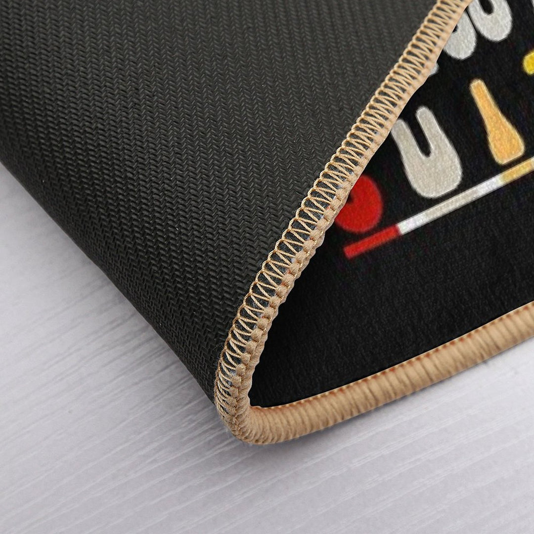 Funny You Can Never Have Many Guitars Humor  Non-Slip Bath Mat