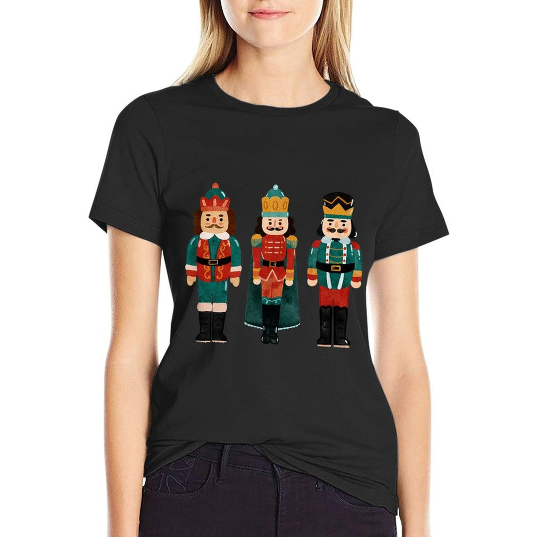 WOMENS CHRISTMAS NUTCRACKERS, XMAS TRADITIONAL SOLDIERS  Odor-resistant T-Shirt