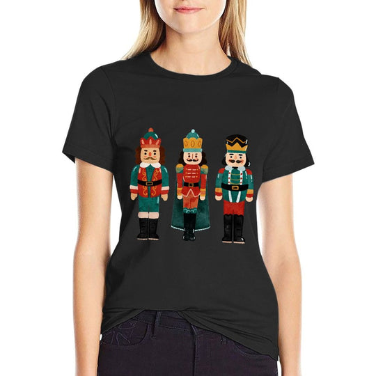WOMENS CHRISTMAS NUTCRACKERS, XMAS TRADITIONAL SOLDIERS  Odor-resistant T-Shirt