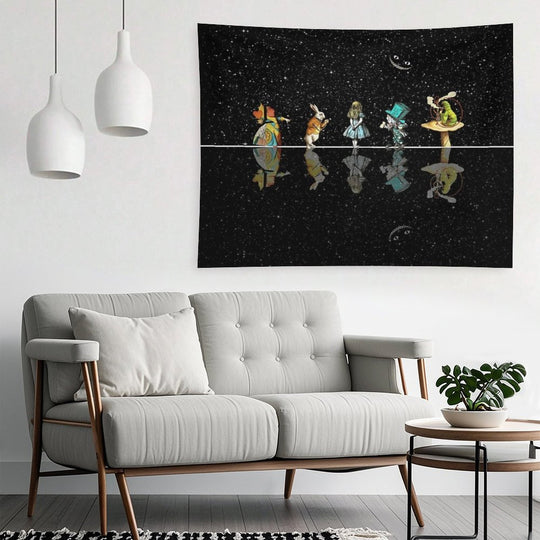 Wonderland Starry Night - Alice In Wonderland Tapestry