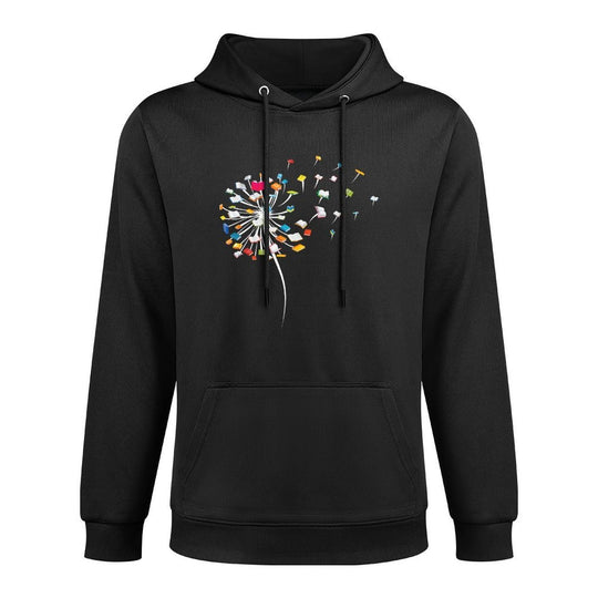 Funny Dandelion Books Gift For Reading Lover Women Girls Pilling-Resistant Hoodie