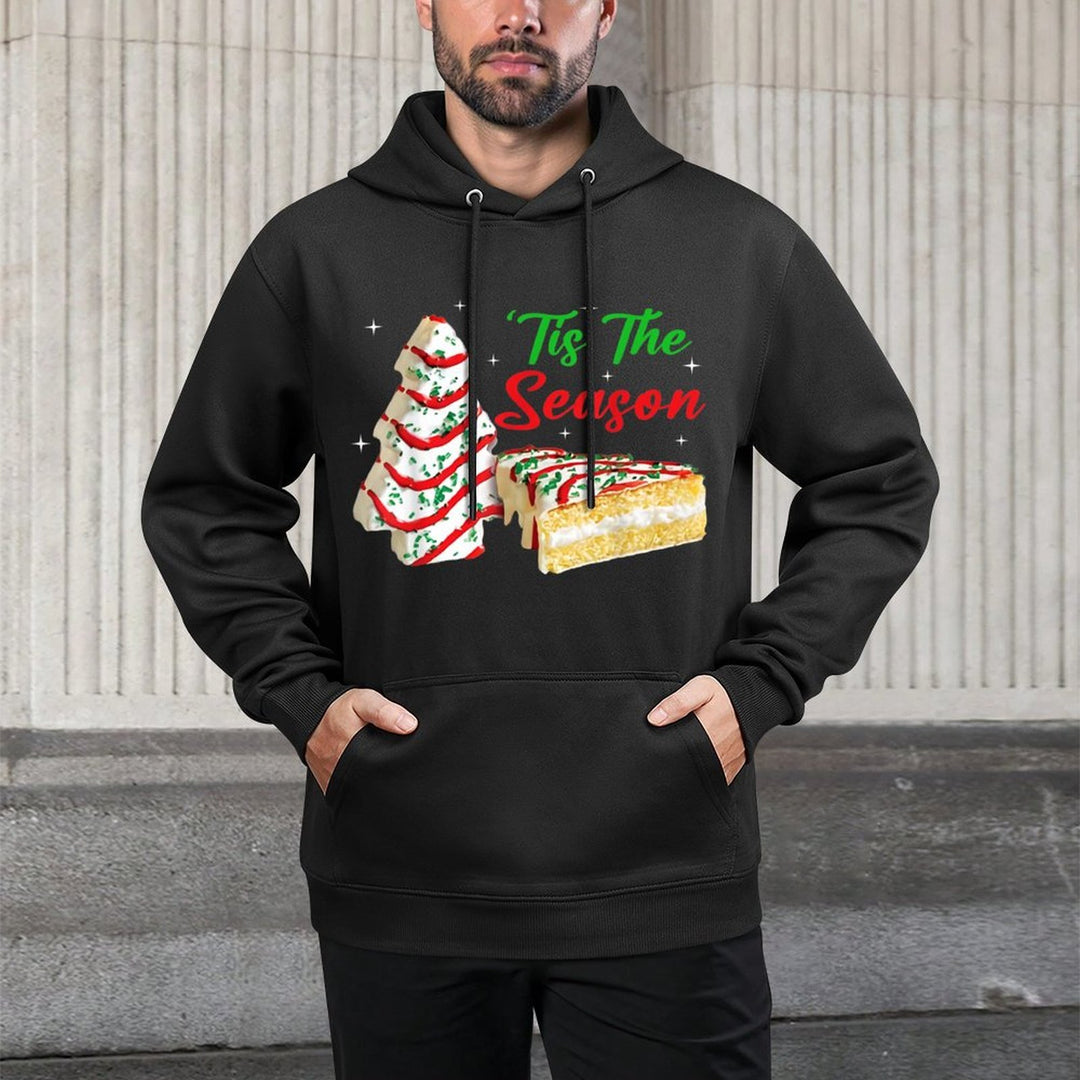 Funny Tis The Season Design Christmas Tree Cakes Debbie Adjustable Hood Hoodie