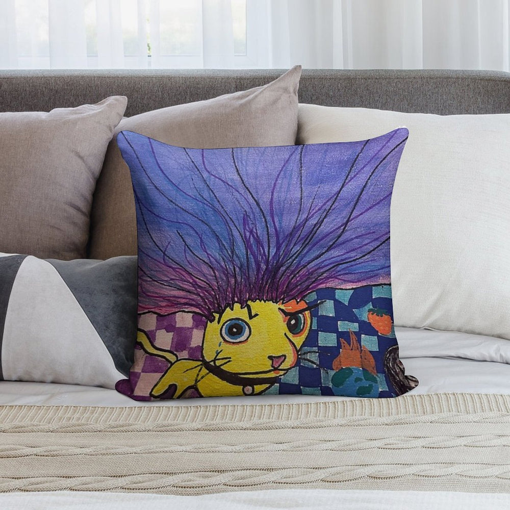 Bartholomeow Soft Multiple Sizes Throw Pillow