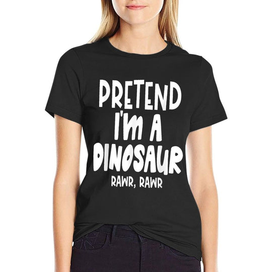 Fun Pretend Dinosaur - Lazy Halloween Dinosaur Costume  Classic T-Shirt