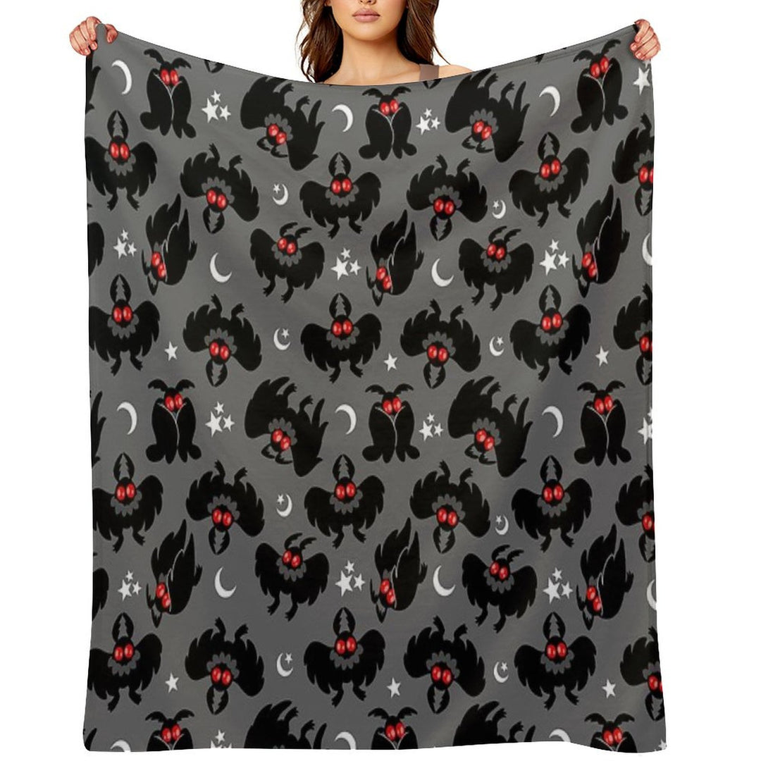 Cute Cryptids - Mothman Pattern Premium Throw Blanket