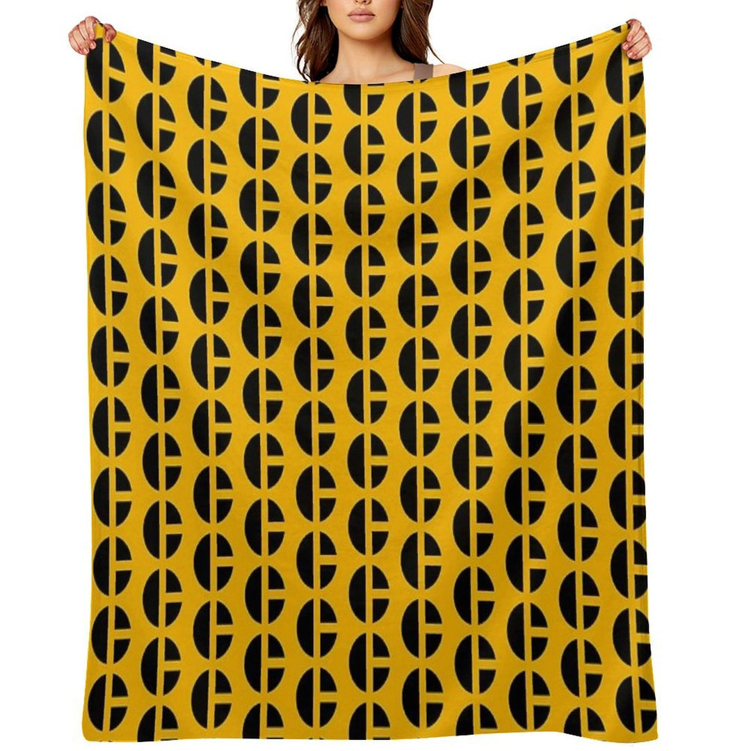 Caterpillar Logo - C Eco-conscious Throw Blanket