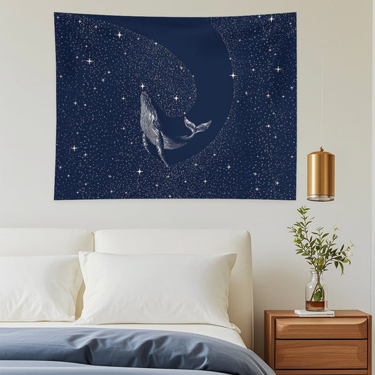 Starry Whale Tapestry