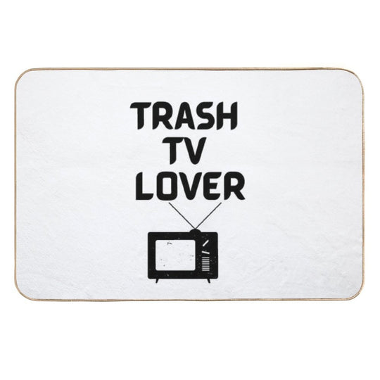 Trash TV Lover  Absorbent Bath Mat
