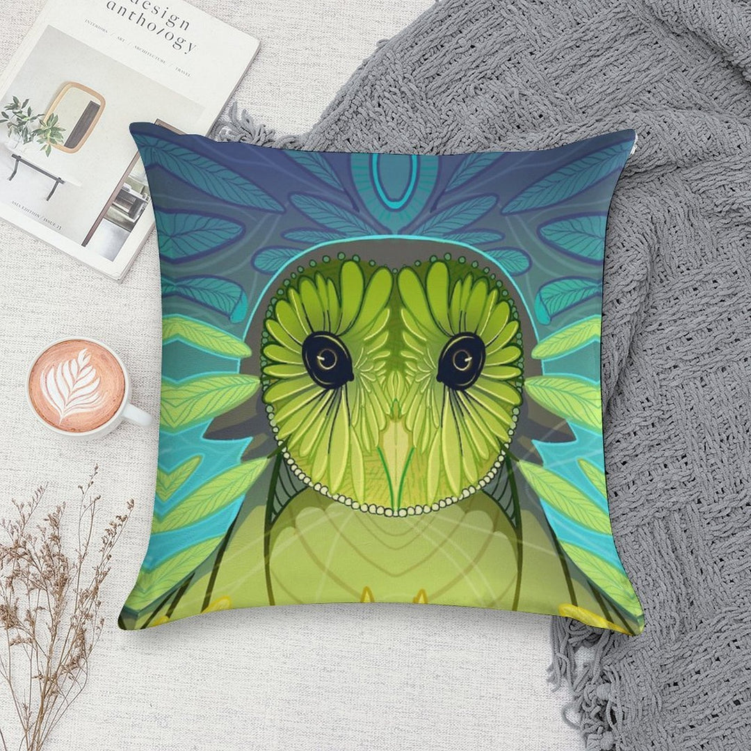 The Owl Soft Bedroom Essential Throw Pillow