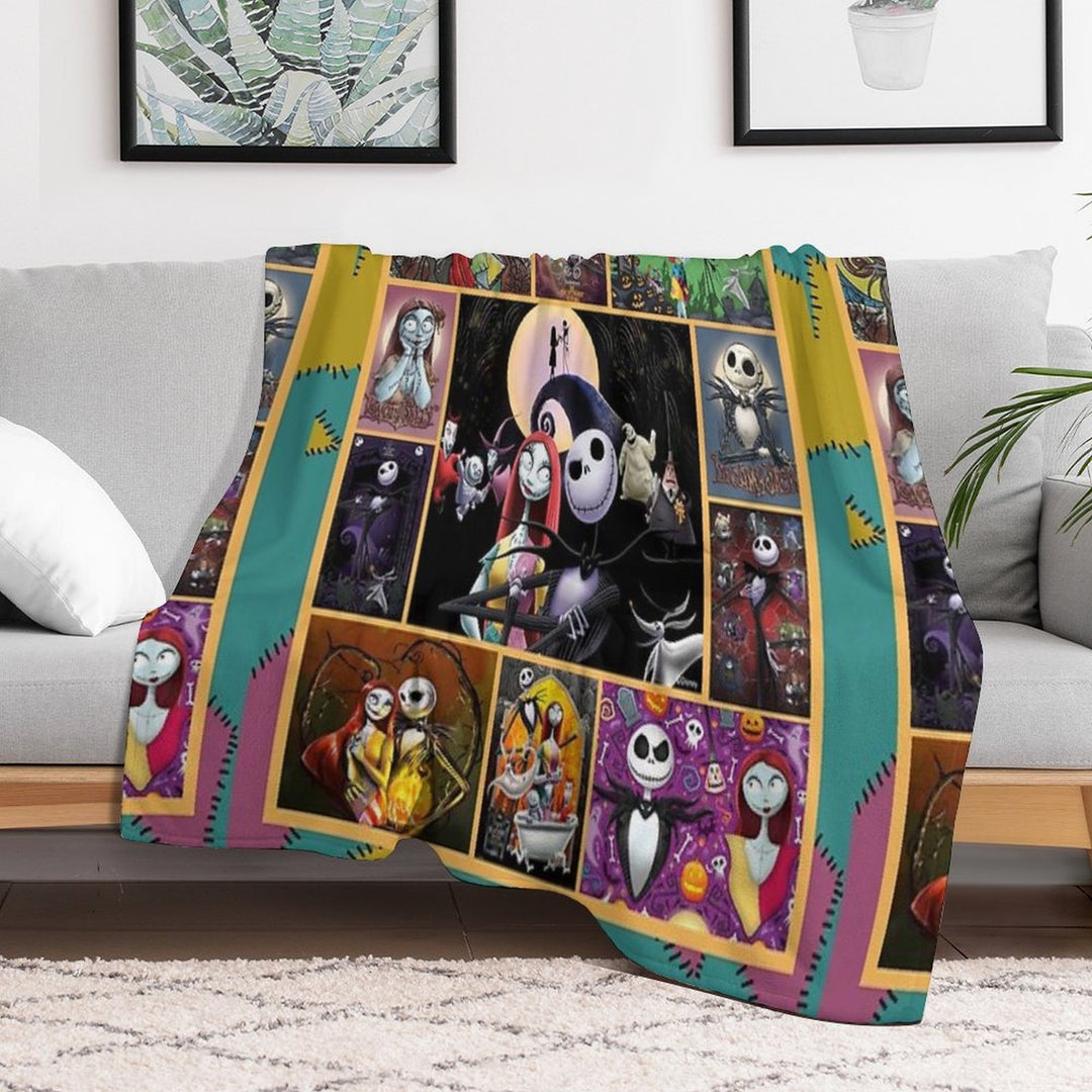 Nightmare Before Christmas Quick-dry Throw Blanket