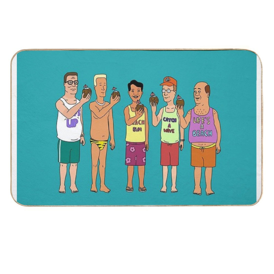 King of The Hill Pool  Non-Slip Bath Mat