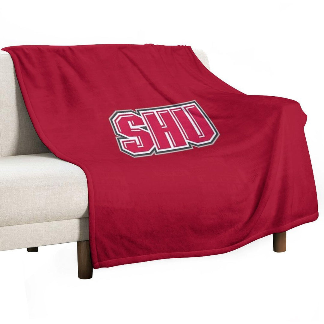 SHU Pioneers Logo Quick-dry Throw Blanket