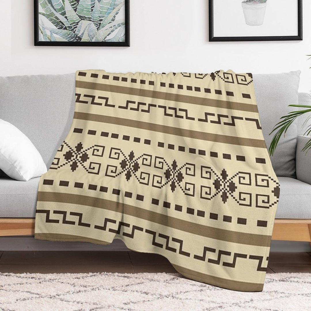 The Dude's Cardigan Pattern - The Big Lebowski Machine-washable Throw Blanket