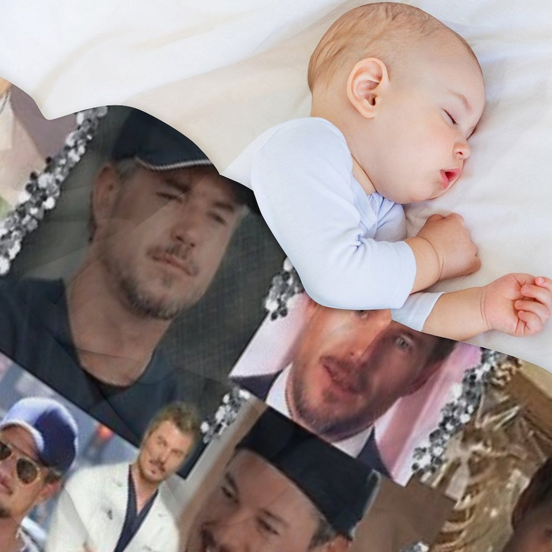 Mark Sloan Collage Multi-functional Throw Blanket